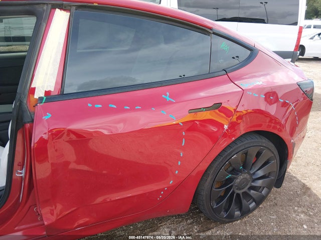 2022 Tesla Model 3 Performance Dual Motor All-wheel Drive მანქანა იყიდება აუქციონზე, vin: 5YJ3E1EC6NF134320, აუქციონის ნომერი: 45147874