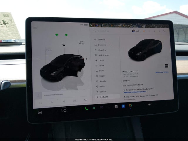 Продажа на аукционе авто 2023 Tesla Model Y Awd/long Range Dual Motor All-wheel Drive, vin: 7SAYGDEE6PA162933, номер лота: 45148013
