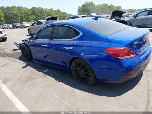 Продаж на аукціоні авто 2020 Genesis G70 2.0t Rwd, vin: KMTG64LA7LU053348, номер лоту: 45148059