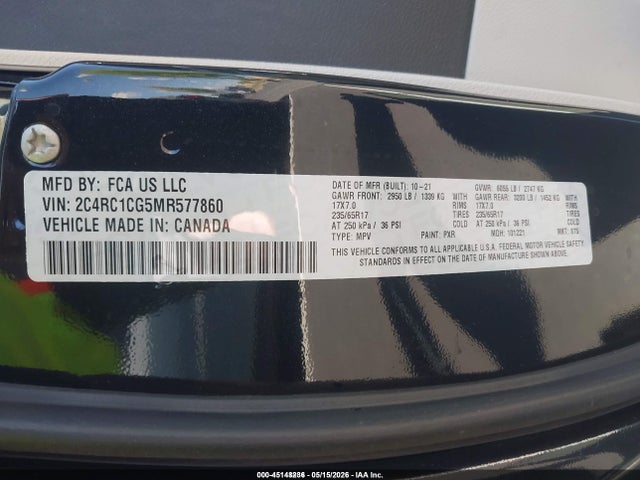 Chrysler Voyager Lx 2021 2C4RC1CG5MR577860 Image 9