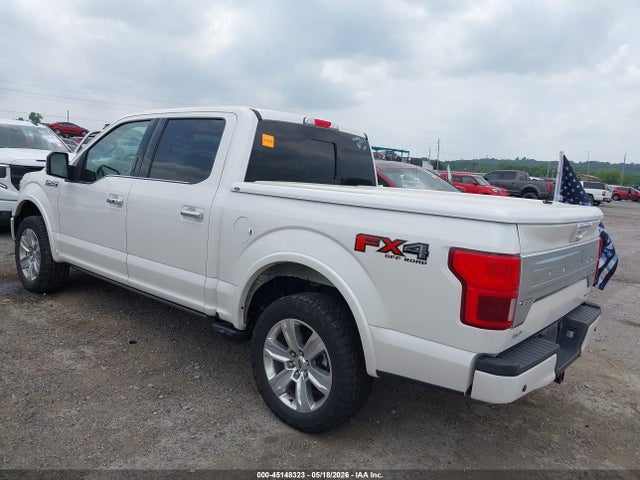 2018 Ford F-150 Platinum მანქანა იყიდება აუქციონზე, vin: 1FTEW1EGXJFC92643, აუქციონის ნომერი: 45148323