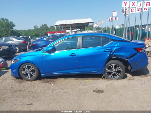 2021 Nissan Sentra Sv Xtronic Cvt მანქანა იყიდება აუქციონზე, vin: 3N1AB8CV6MY255450, აუქციონის ნომერი: 45148441