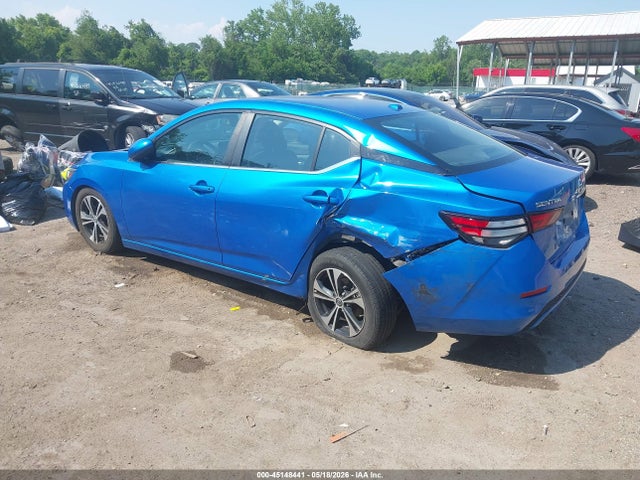 2021 Nissan Sentra Sv Xtronic Cvt მანქანა იყიდება აუქციონზე, vin: 3N1AB8CV6MY255450, აუქციონის ნომერი: 45148441