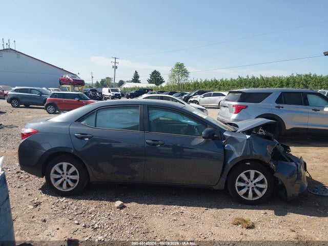45148526 :رقم المزاد ، 2T1BURHE9FC327089 vin ، 2015 Toyota Corolla Le مزاد بيع