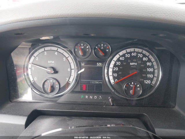 45148700 :رقم المزاد ، 1C6RD7GP5CS194578 vin ، 2012 Ram 1500 Slt مزاد بيع