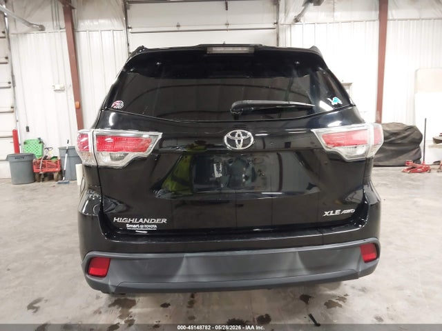 45148782 :رقم المزاد ، 5TDJKRFH8GS231199 vin ، 2016 Toyota Highlander Xle V6 مزاد بيع