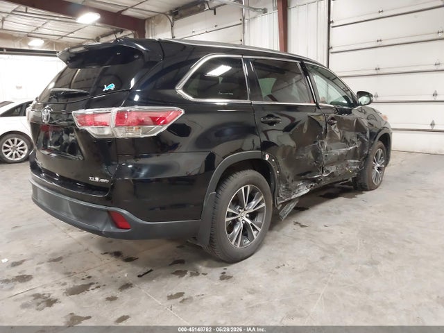 45148782 :رقم المزاد ، 5TDJKRFH8GS231199 vin ، 2016 Toyota Highlander Xle V6 مزاد بيع