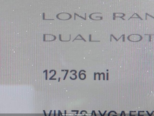 45148822 :رقم المزاد ، 7SAYGAEEXRF210311 vin ، 2024 Tesla Model Y Long Range Dual Motor All-wheel Drive مزاد بيع