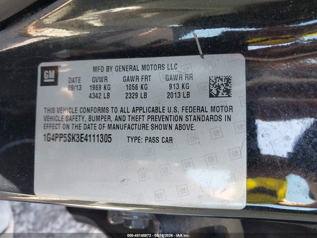 1G4PP5SK3E4111305 Buick Verano