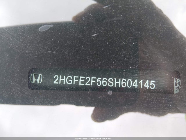 45148957 :رقم المزاد ، 2HGFE2F56SH604145 vin ، 2025 Honda Civic Sport مزاد بيع