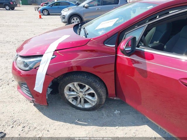 2019 Chevrolet Cruze Lt მანქანა იყიდება აუქციონზე, vin: 1G1BE5SM1K7139774, აუქციონის ნომერი: 45148992