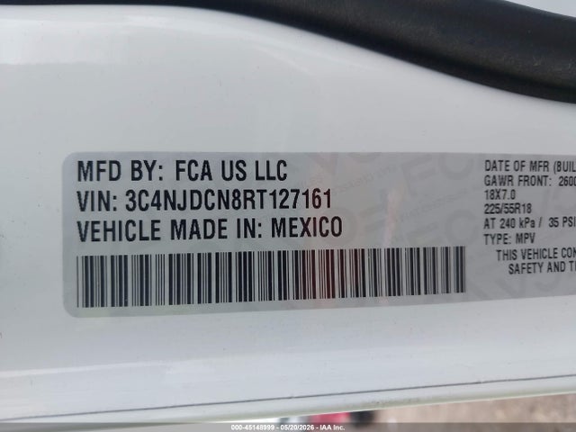Aukcja sprzedaży 2024 Jeep Compass Limited 4x4, vin: 3C4NJDCN8RT127161, numer aukcji: 45148999