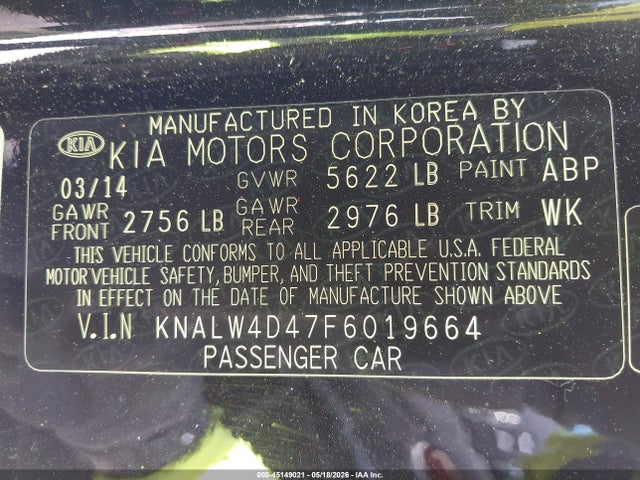 Продаж на аукціоні авто 2015 Kia K900 Luxury, vin: KNALW4D47F6019664, номер лоту: 45149021