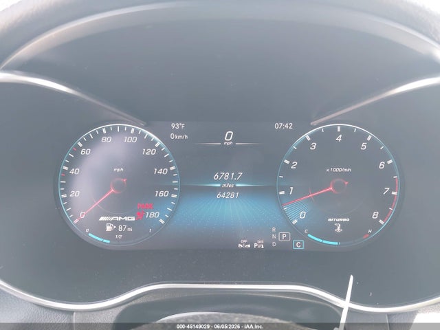 45149029 :رقم المزاد ، W1N0J6EB1MF996625 vin ، 2021 Mercedes-benz Amg Glc 43 Coupe 4matic مزاد بيع