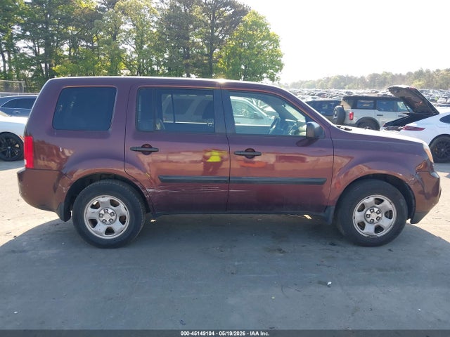 2013 Honda Pilot Lx მანქანა იყიდება აუქციონზე, vin: 5FNYF4H21DB039508, აუქციონის ნომერი: 45149104