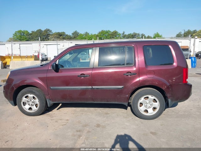 2013 Honda Pilot Lx მანქანა იყიდება აუქციონზე, vin: 5FNYF4H21DB039508, აუქციონის ნომერი: 45149104