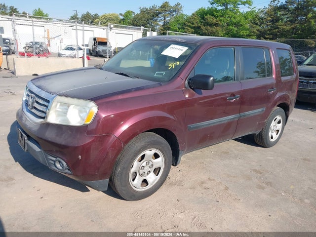 2013 Honda Pilot Lx მანქანა იყიდება აუქციონზე, vin: 5FNYF4H21DB039508, აუქციონის ნომერი: 45149104