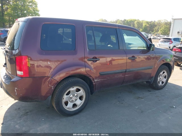 2013 Honda Pilot Lx მანქანა იყიდება აუქციონზე, vin: 5FNYF4H21DB039508, აუქციონის ნომერი: 45149104