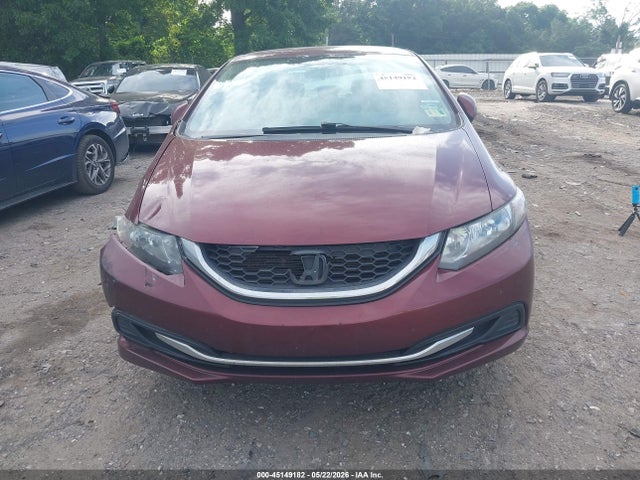 2013 Honda Civic Lx მანქანა იყიდება აუქციონზე, vin: 2HGFB2F57DH543738, აუქციონის ნომერი: 45149182