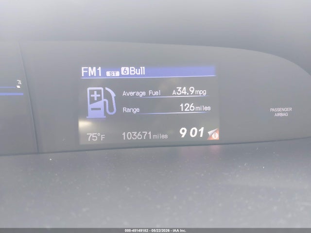 2013 Honda Civic Lx მანქანა იყიდება აუქციონზე, vin: 2HGFB2F57DH543738, აუქციონის ნომერი: 45149182