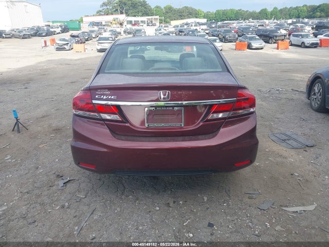 2013 Honda Civic Lx მანქანა იყიდება აუქციონზე, vin: 2HGFB2F57DH543738, აუქციონის ნომერი: 45149182