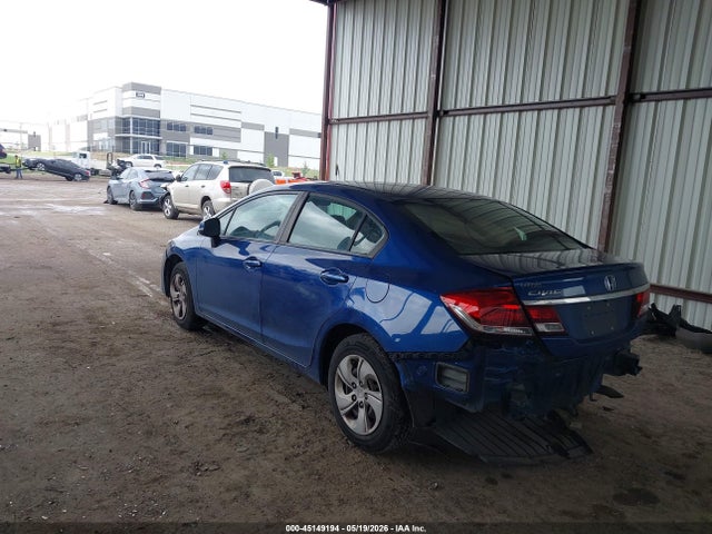 Aukcja sprzedaży 2013 Honda Civic Lx, vin: 19XFB2F51DE262044, numer aukcji: 45149194