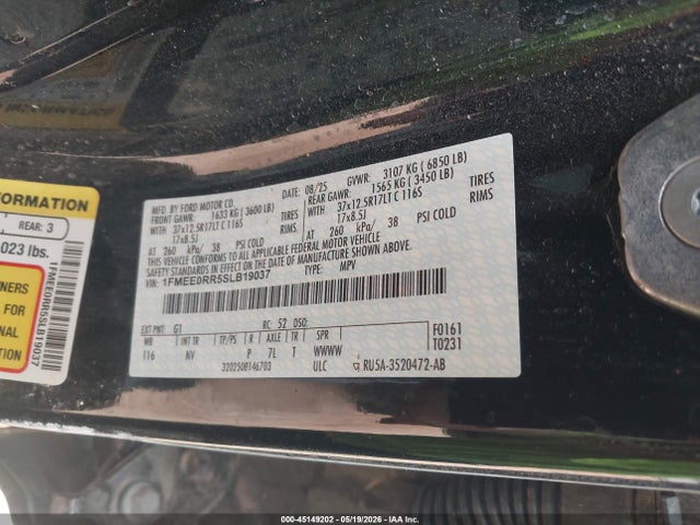 Ford Bronco Raptor 2025 1FMEE0RR5SLB19037 Image 9