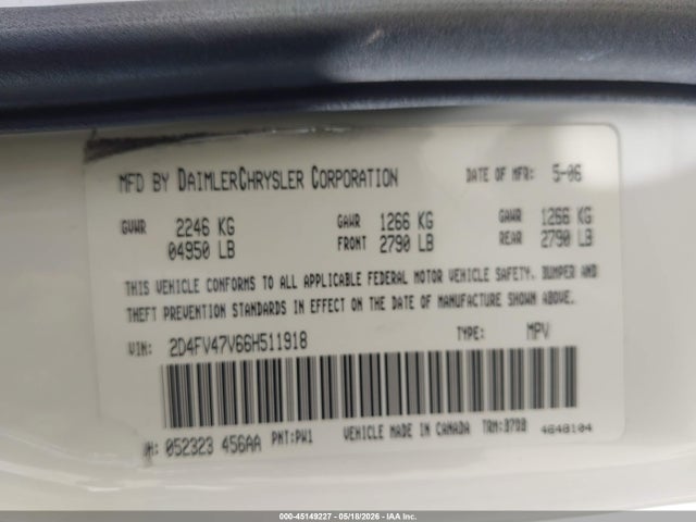 Продаж на аукціоні авто 2006 Dodge Magnum, vin: 2D4FV47V66H511918, номер лоту: 45149227