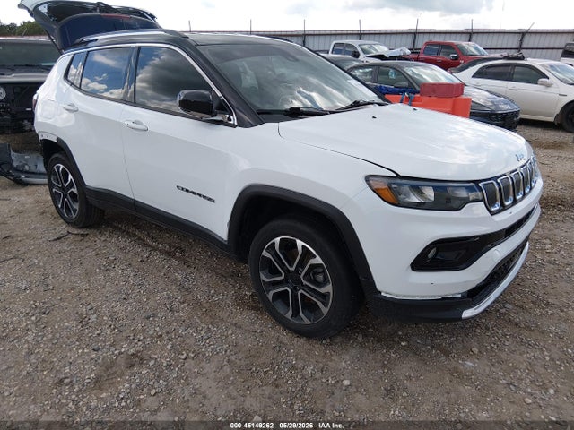 Aukcja sprzedaży 2022 Jeep Compass Limited 4x4, vin: 3C4NJDCB0NT128661, numer aukcji: 45149262