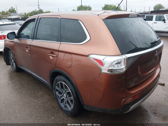 2015 Mitsubishi Outlander Gt მანქანა იყიდება აუქციონზე, vin: JA4JZ4AX9FZ011784, აუქციონის ნომერი: 45149344
