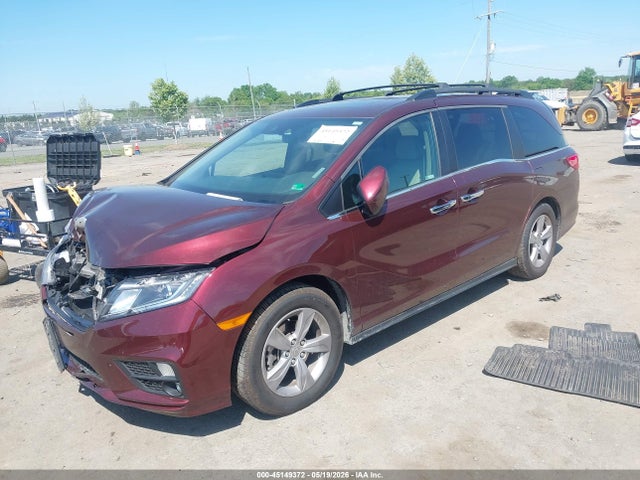 2019 Honda Odyssey Ex-l მანქანა იყიდება აუქციონზე, vin: 5FNRL6H7XKB002524, აუქციონის ნომერი: 45149372