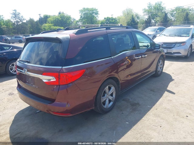 2019 Honda Odyssey Ex-l მანქანა იყიდება აუქციონზე, vin: 5FNRL6H7XKB002524, აუქციონის ნომერი: 45149372