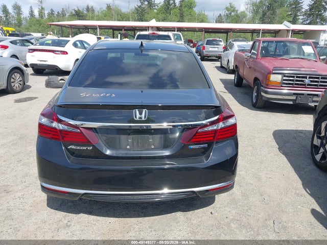 2017 Honda Accord Hybrid Ex-l მანქანა იყიდება აუქციონზე, vin: JHMCR6F56HC028662, აუქციონის ნომერი: 45149377