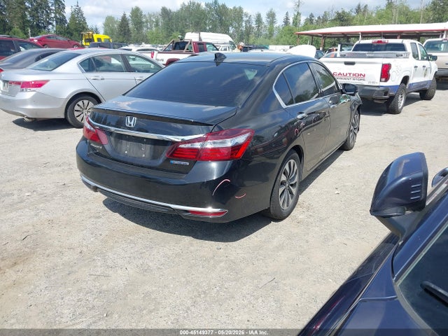 2017 Honda Accord Hybrid Ex-l მანქანა იყიდება აუქციონზე, vin: JHMCR6F56HC028662, აუქციონის ნომერი: 45149377