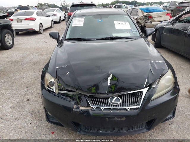 45149384 :رقم المزاد ، JTHBF5C29C5168677 vin ، 2012 Lexus Is 250 مزاد بيع
