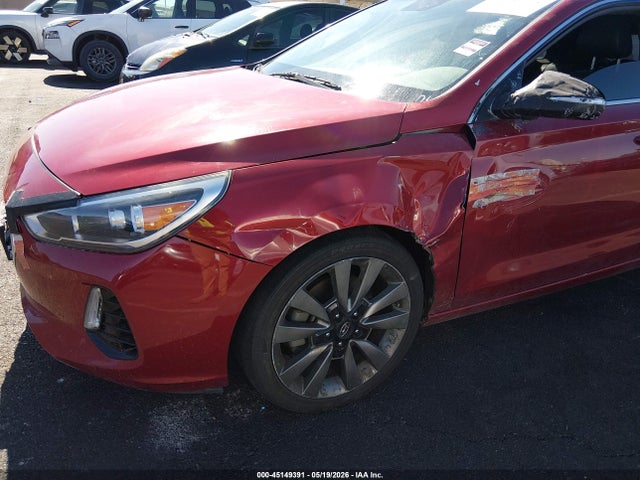 Aukcja sprzedaży 2018 Hyundai Elantra Gt Sport, vin: KMHH55LCXJU037263, numer aukcji: 45149391