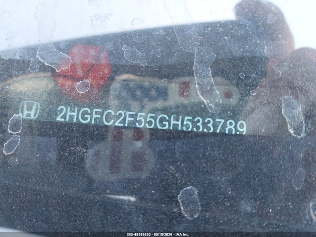 Aukcja sprzedaży 2016 Honda Civic Lx, vin: 2HGFC2F55GH533789, numer aukcji: 45149490