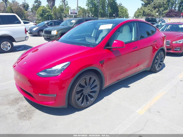 Aukcja sprzedaży 2022 Tesla Model Y Performance Dual Motor All-wheel Drive, vin: 7SAYGDEF4NF560585, numer aukcji: 45149528