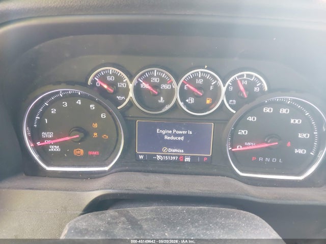 Auction sale of the 2020 Chevrolet Silverado 1500 4wd  Standard Bed Lt, vin: 1GCRYDED7LZ263220, lot number: 45149642