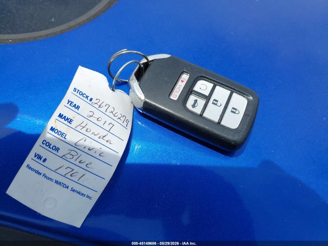 2017 Honda Civic Ex მანქანა იყიდება აუქციონზე, vin: 19XFC2F72HE051701, აუქციონის ნომერი: 45149686