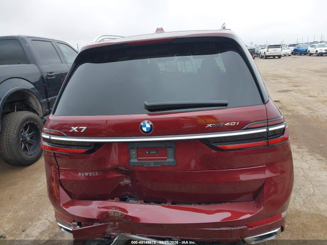 2025 Bmw X7 Xdrive40i მანქანა იყიდება აუქციონზე, vin: 5UX23EM01S9Y82767, აუქციონის ნომერი: 45149875