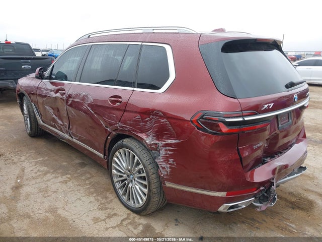2025 Bmw X7 Xdrive40i მანქანა იყიდება აუქციონზე, vin: 5UX23EM01S9Y82767, აუქციონის ნომერი: 45149875