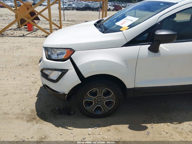 Auction sale of the 2019 Ford Ecosport S, vin: MAJ6S3FL5KC284157, lot number: 45149956