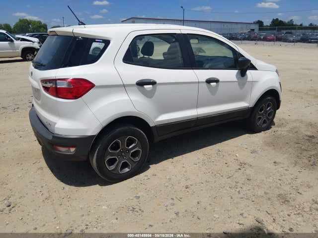 Auction sale of the 2019 Ford Ecosport S, vin: MAJ6S3FL5KC284157, lot number: 45149956