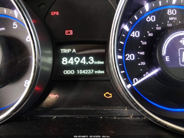 45149975 :رقم المزاد ، 5NPEB4AC1DH725938 vin ، 2013 Hyundai Sonata Gls مزاد بيع