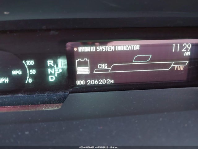2011 Toyota Prius Two მანქანა იყიდება აუქციონზე, vin: JTDKN3DUXB1375447, აუქციონის ნომერი: 45150027