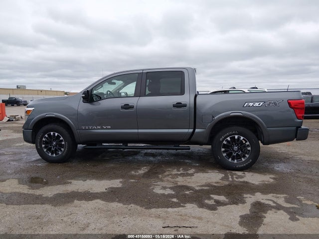 45150093 :رقم المزاد ، 1N6AA1E50KN520259 vin ، 2019 Nissan Titan Pro-4x مزاد بيع