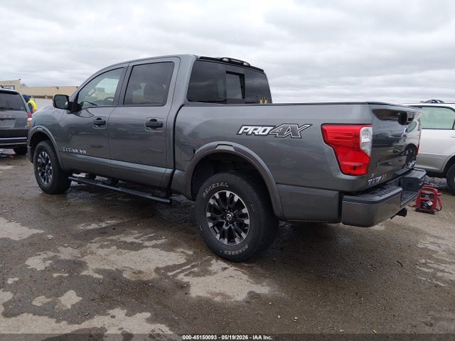 45150093 :رقم المزاد ، 1N6AA1E50KN520259 vin ، 2019 Nissan Titan Pro-4x مزاد بيع