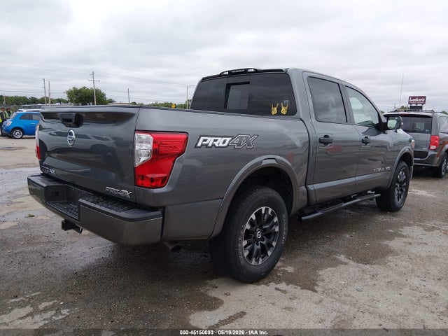 45150093 :رقم المزاد ، 1N6AA1E50KN520259 vin ، 2019 Nissan Titan Pro-4x مزاد بيع