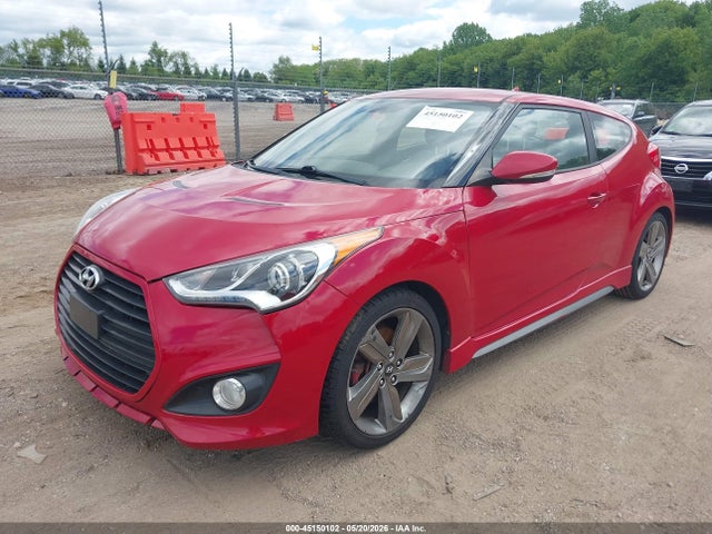 45150102 :رقم المزاد ، KMHTC6AE7EU199092 vin ، 2014 Hyundai Veloster Turbo W/black مزاد بيع